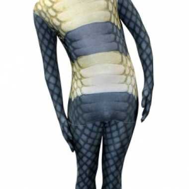 Morphsuit met slangen opdruk