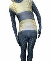 Morphsuit met slangen opdruk