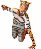 Morphsuit met tijger opdruk voor kinderen